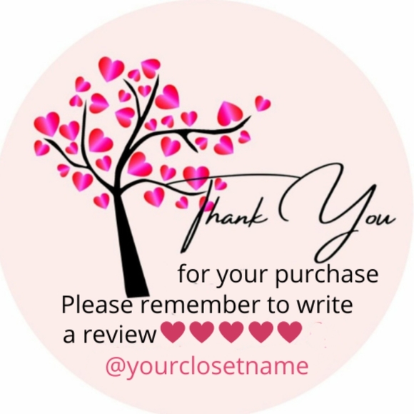 Other - 120 Thank You Stickers